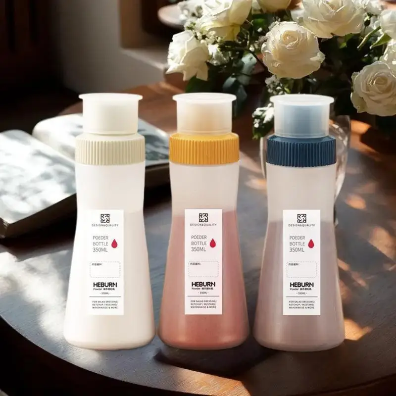 

1Pieces 350ML Seasoning Bottle Pepper Spice Salt Sugar Jar Flour Jar Bbq Powder Jar Seasoning Bottle Outdoor Tableware