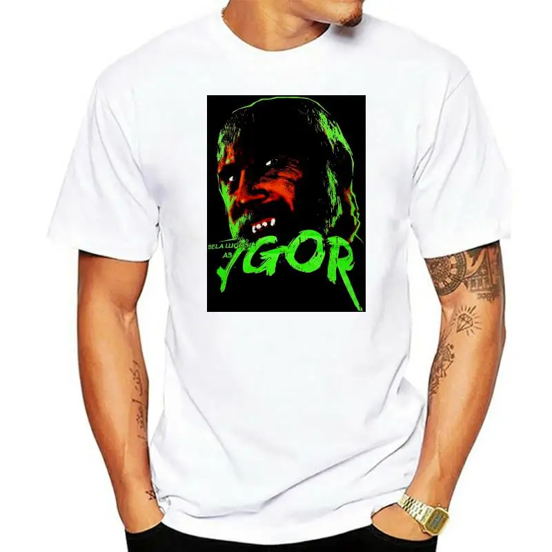 Auténtico Universal Monsters Igor Bela Lugosi camiseta S 3Xl nueva moda hombres impreso camisetas impresas redondas hombres precio barato