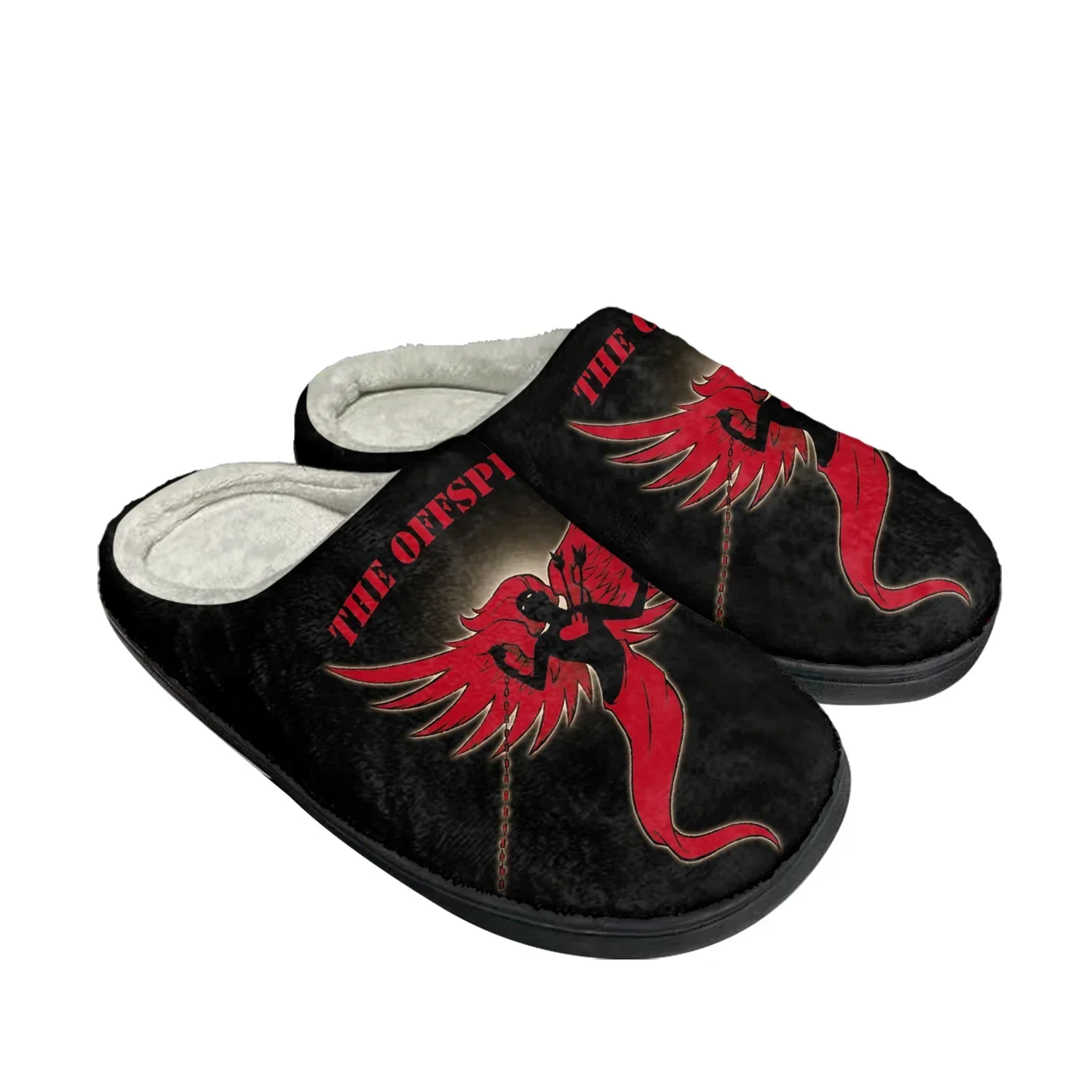 The Offspring Rock Band Home Cotton Custom Slippers Mens Womens Sandals Plush Bedroom Casual Keep Warm Shoe Thermal Slipper