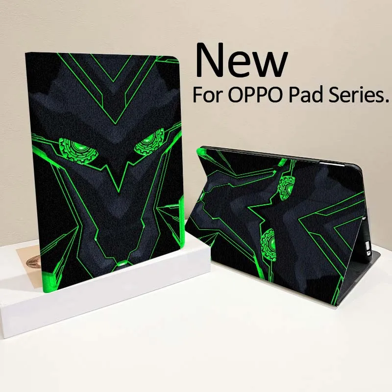 

Machinery Creative Art Pattern For Oppo Pad X SE 4 3 11 13.2 11.61 11.4 10.36 Pro 2 Air2 2025 Silk Pattern Soft Tablet Case