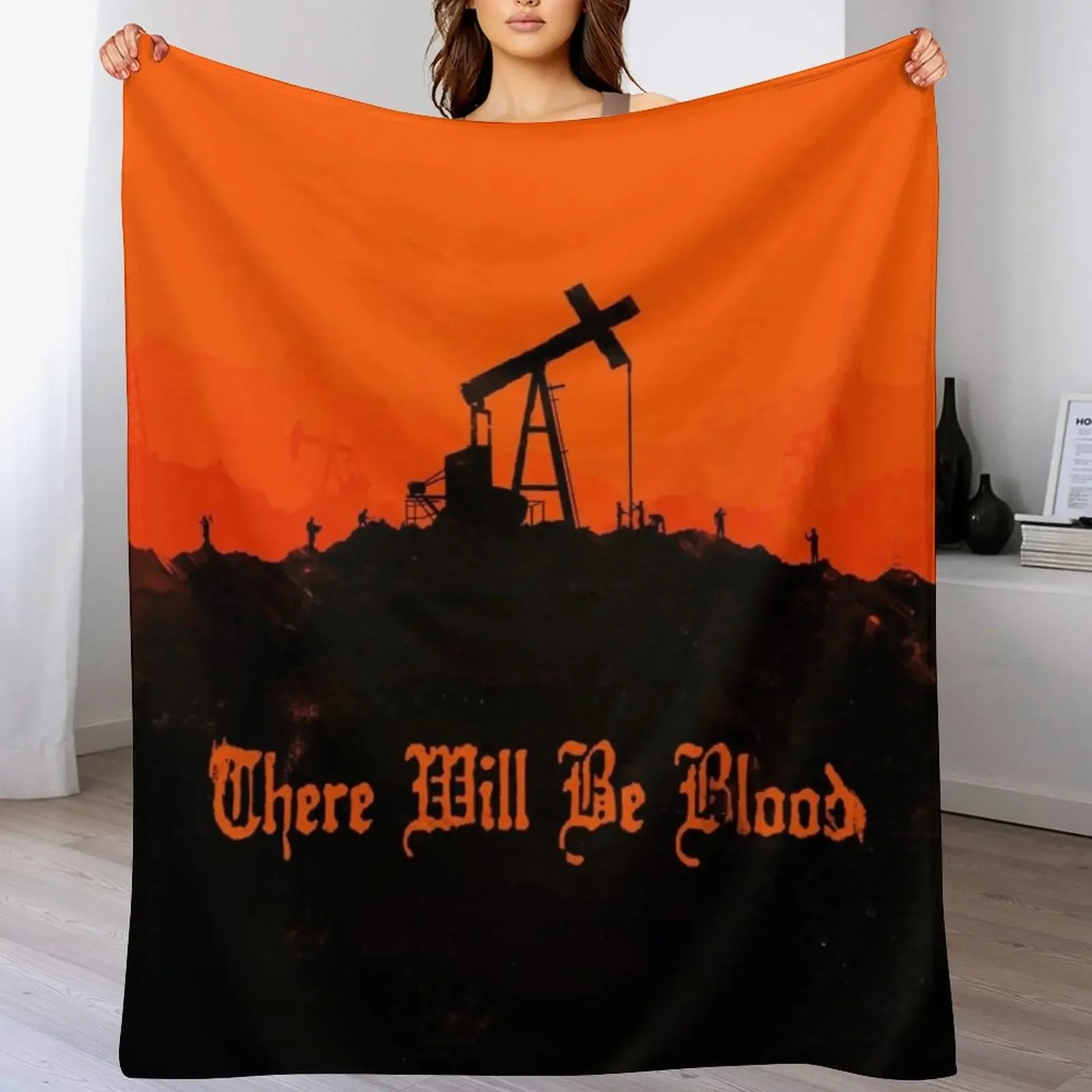 There Will Be Blood Throw Blanket Lightweight Warm Blanket for Travel Camping