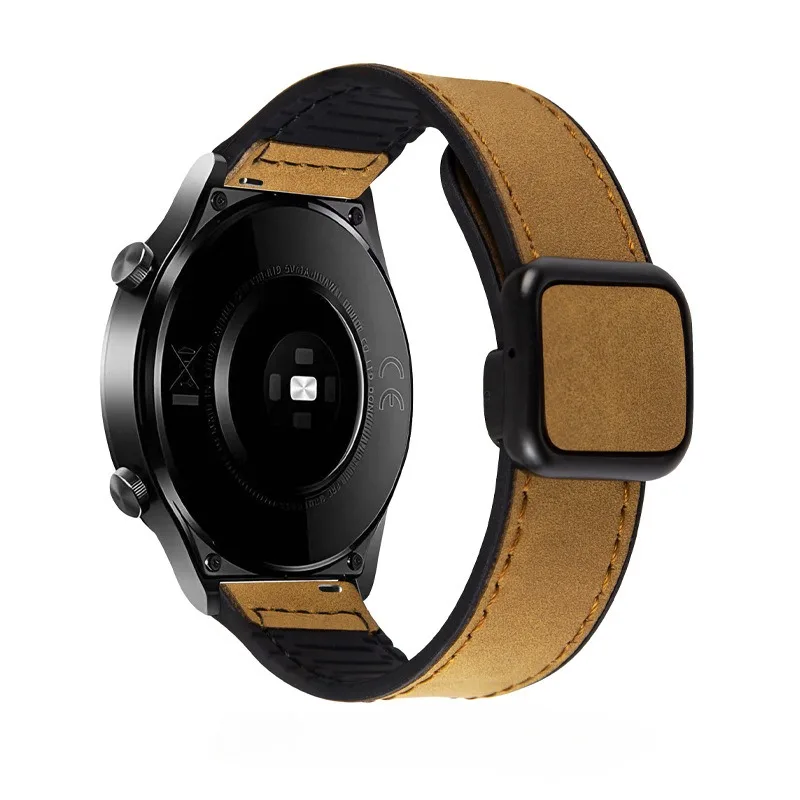 ساعة سامسونج غالاكسي من الجلد والسيليكون ، 22 ، حزام لـ 20 ، 40 ، 44 ، سوار لـ Amazfit GTR 4 ، 3 ، 2 ، GTS 4Mini ،