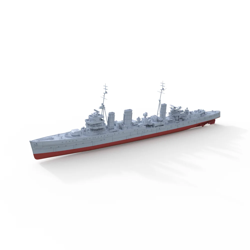 MRY-SFW SSC607 1/300 1/600 Military Model Kit British Emerald Class Enterprise (D52) 1944 Cruiser Warship Ship Full Hull