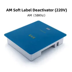 Supermarket EAS AM Security 58Khz AM Label Deactivator with Alarming Sound