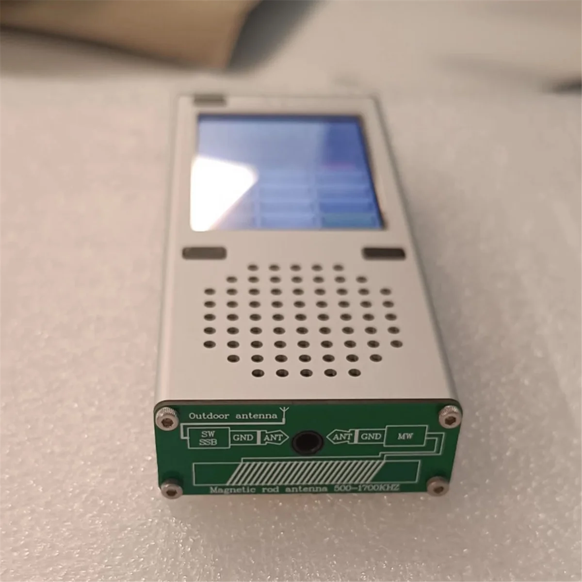 SMIEA جديد ATS200 راديو فرقة الطيران FM SI4732 + ESP32 + بلوتوث + 2.4 بوصة تعمل باللمس FM ، AM ، LSB ، استقبال USB متعدد الأوضاع