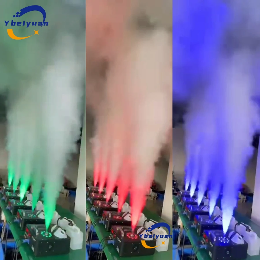 Stage lighting special effects 1500W LED air column smoke sprayer DMX vertical disco bar stage smoke generator