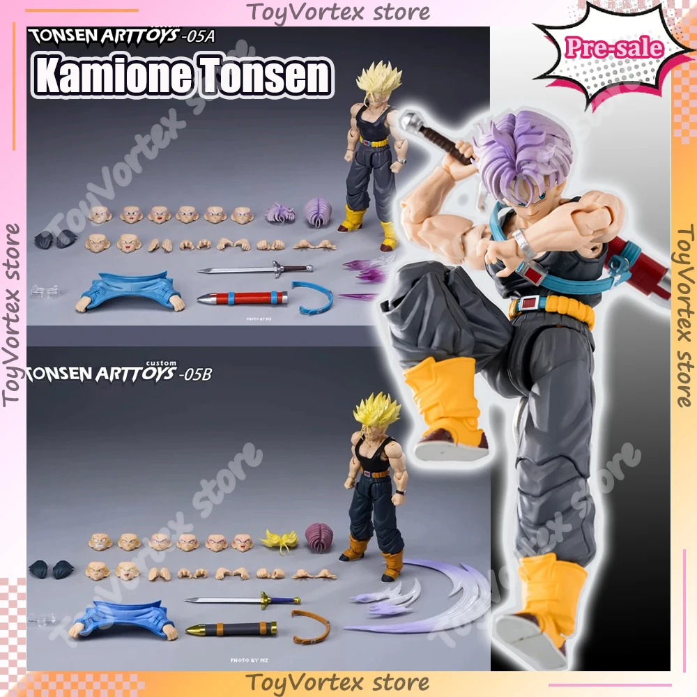

Tonsenarttoys Tonsen Arttoys Kamione Dragon Ball Z Super Saiyan SSJ SSJ2 Trunks 05a 05b Anime Action Figures Models Toys Gifts