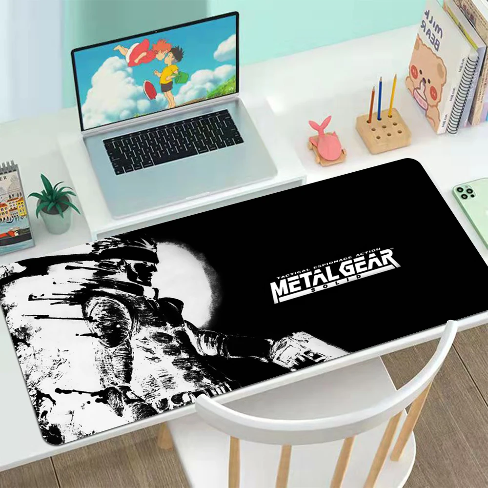 

Mousepad Gamer Cabinets Metal Gear Solid Mouse Pad Gaming Desk Accessories Computer Table Cushion Deskmat Rubber Mat Anime Mause