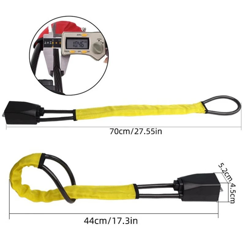 قفل عجلة قيادة السيارة العالمي مع حزام الأمان أبازيم قفل قوي لمنع السرقة قفل الجهاز المضاد لشاحنة SUV فان RV