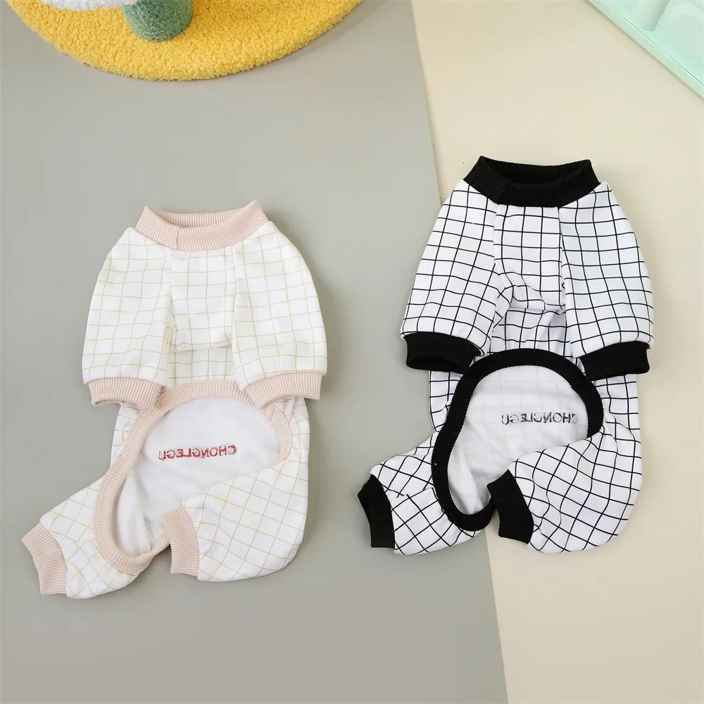 Small Dog Jumpsuits Letter Pattern Vest Spring Summer Clothes for Teddy French Bulldog Comfort Breathable Puppy Costume Apparel