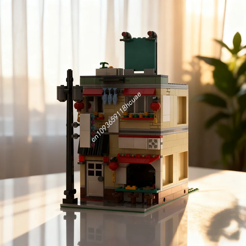 

693 шт. MOC Pigsy S House модульная модель строительных блоков архитектура сборка DIY игрушки творческая идея кирпич рождественские подарки дети