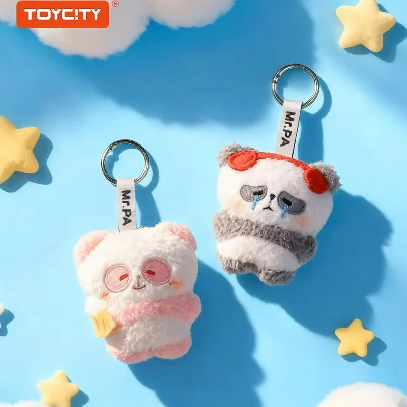 Genuíno mr. pa diário escritório crind série caixa cega de pelúcia kawaii mr. pa boneca de pelúcia chaveiro caixa mistério pendente presentes surpresa