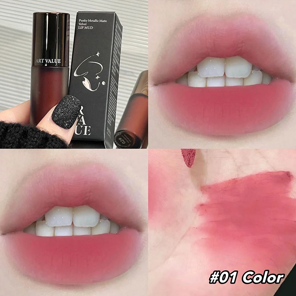 6 Colors Matte Velvet Lip Gloss Long Lasting Non-stick Cup Liquid Lipstick Sexy Lip Tint Lip Glaze Korean Makeup Lip Cosmetics