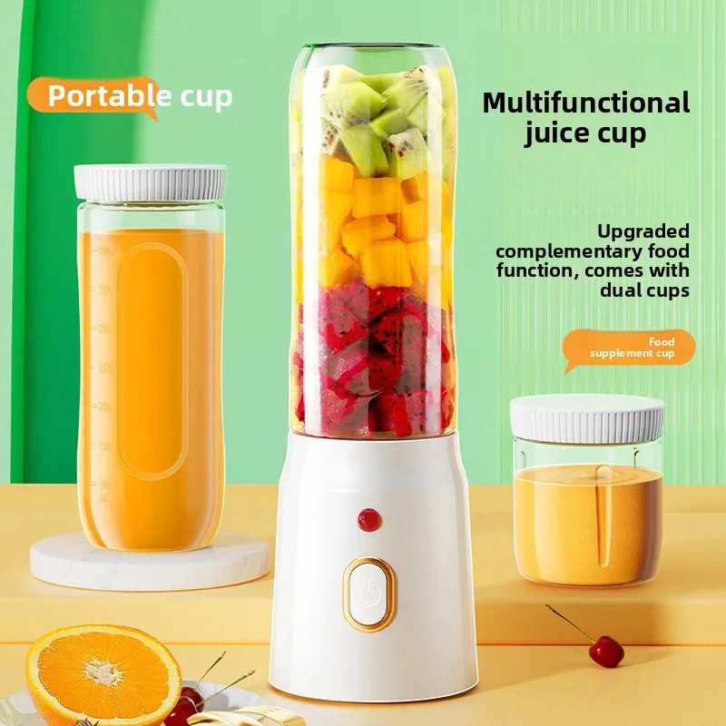 Cross-border Portable Small Fruit Juicer Blender High-Efficiency Household Multifunctional Electric Juicing Cup Rechargeable USB
