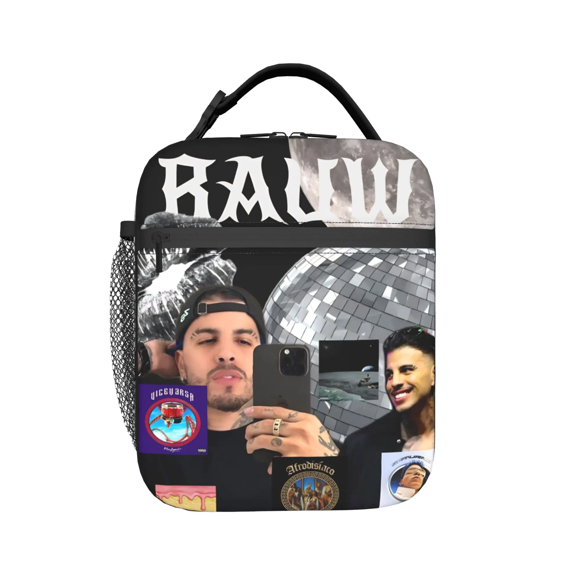Insulated Lunch Tote Bag Rauw Alejandro Singer Rapper Product  Storage Food Box New Arrival Thermal Cooler Lunch Box For Office