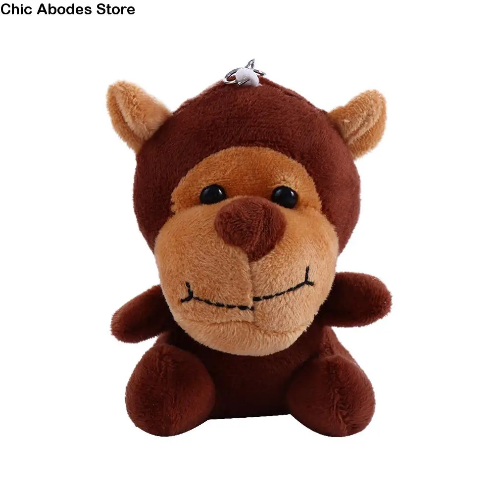 

Gifts Monkey Small Pendant Elephant Jungle Brother Animal Plush Toy Stuffed Animal Toy Plush Keychain Stuffed Doll Keychain