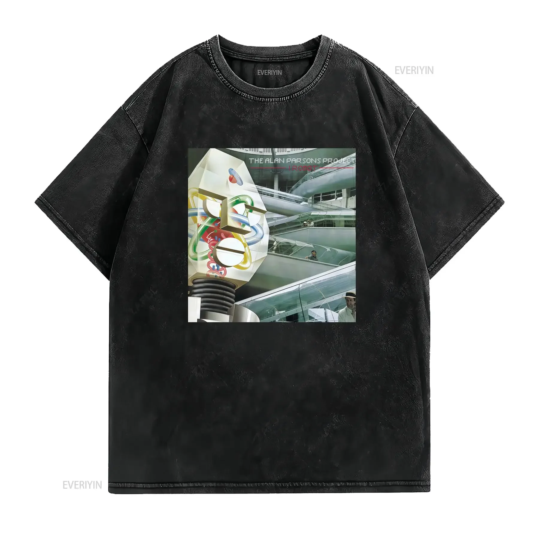 The Alan Parsons Project I Robot Album Cover T Shirt S 5XL Multicolor vintage Washed Soft Top For Everyday Wear fashion Stylish