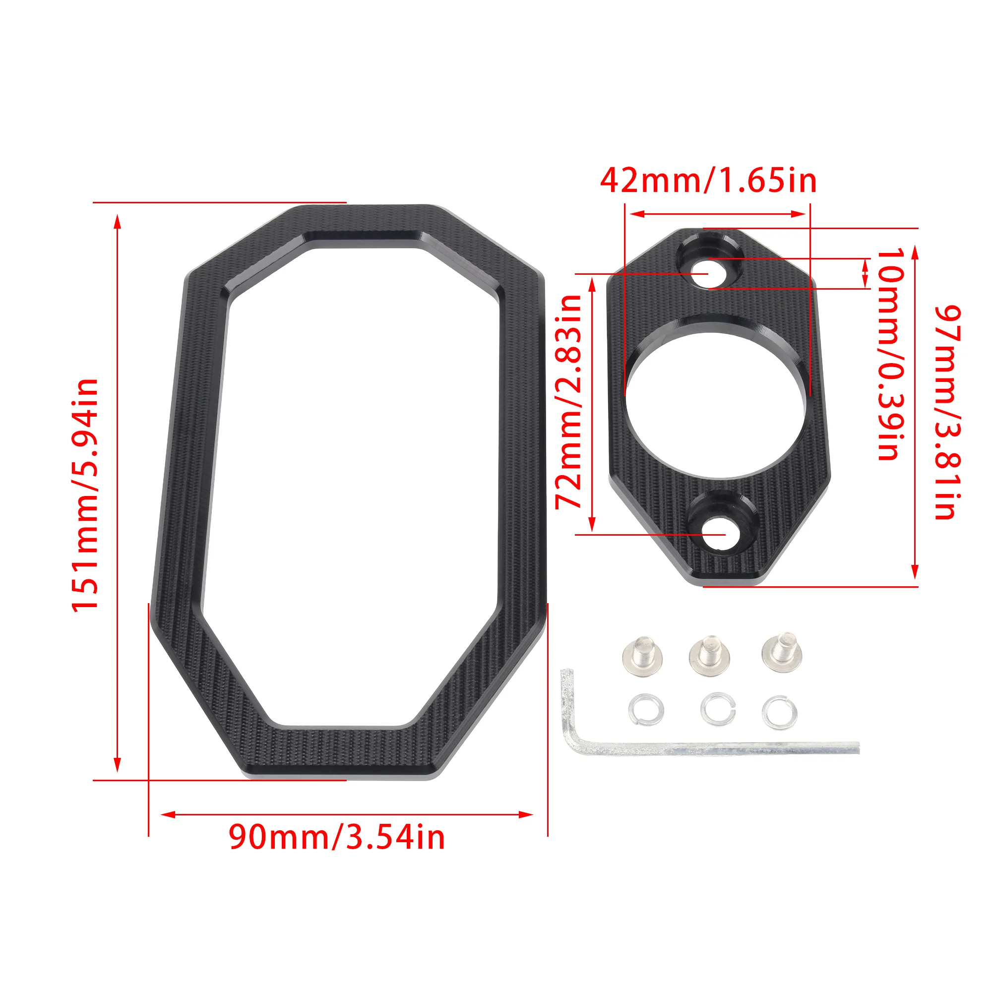 لهوندا ADV350 ADV 350 2021-2025 غطاء العادم غطاء الزخرفية العادم الذيل نهاية الغطاء الواقي دراجة نارية تعديل أجزاء #6