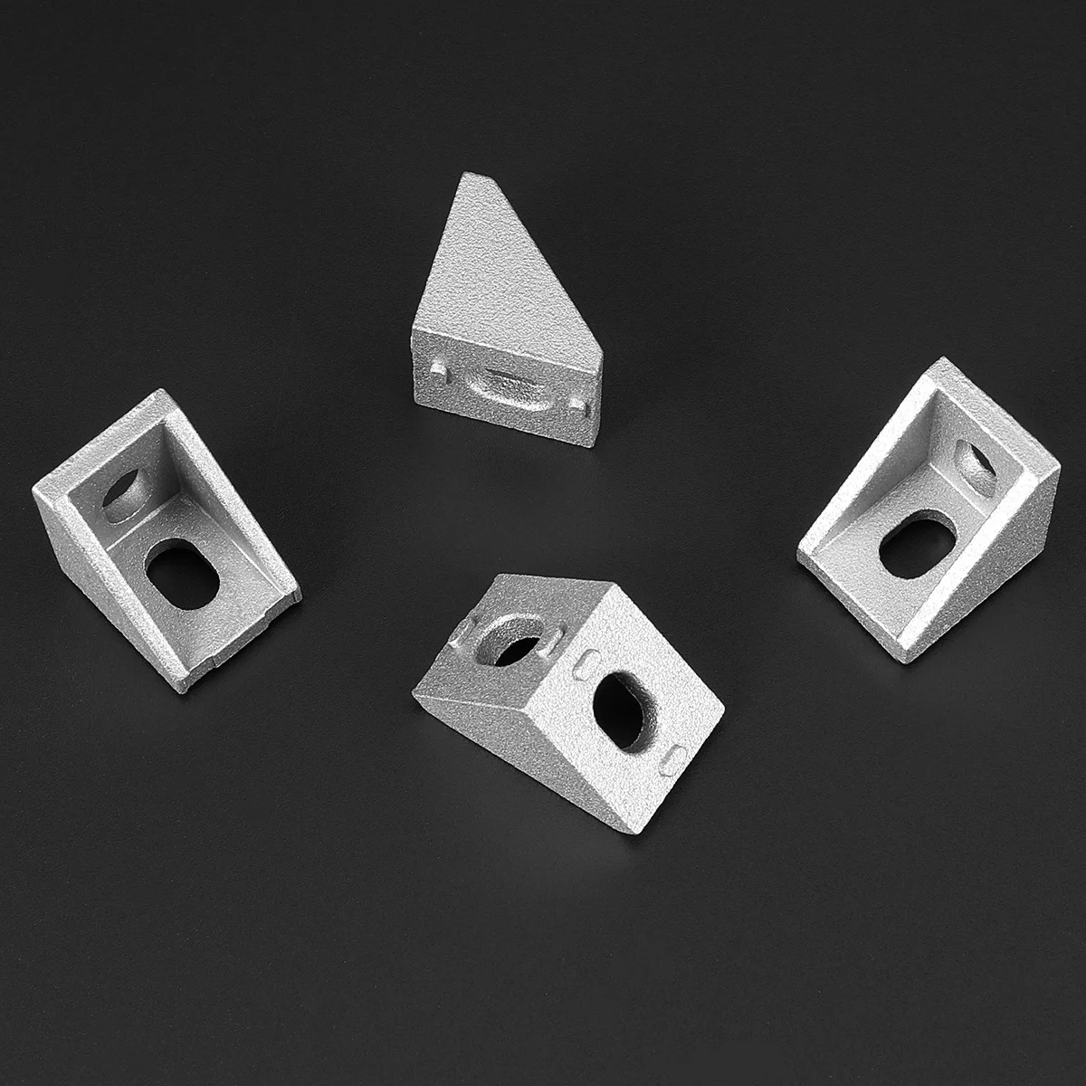 

25Pcs Aluminum Corner Bracket 2020 Series Durable Metal 90 Degree Angle Connector for 20mm T Slot Aluminum Extrusion 3D Printer