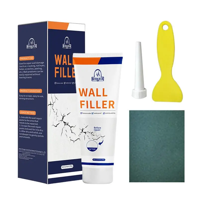 NEW Wall Mending Agent Wall Repair Cream With Scraper Paint Valid Mouldproof Quick Drying Patch Restore For Home Wall Dent