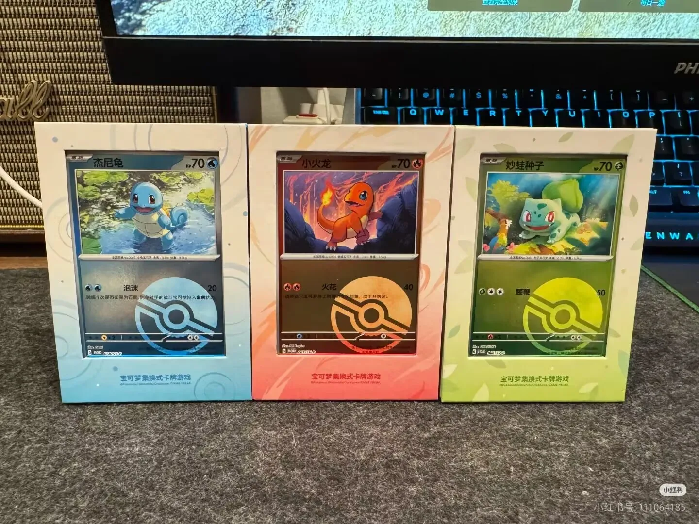 بيع Ptcg أصلي: القرمزي والبنفسجي جمع 151 مجموعة عرض الشريك الأول الديكور حزمة إضافية بطاقات المفاجأة