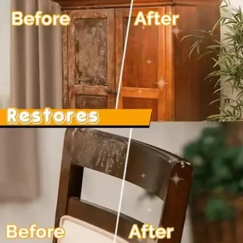 Furniture Polishing Beeswax Natural beeswax Wood Seasoning Beewax Wooden Floor Cleaning Maintenance Polished Brighten Care Wax image 6