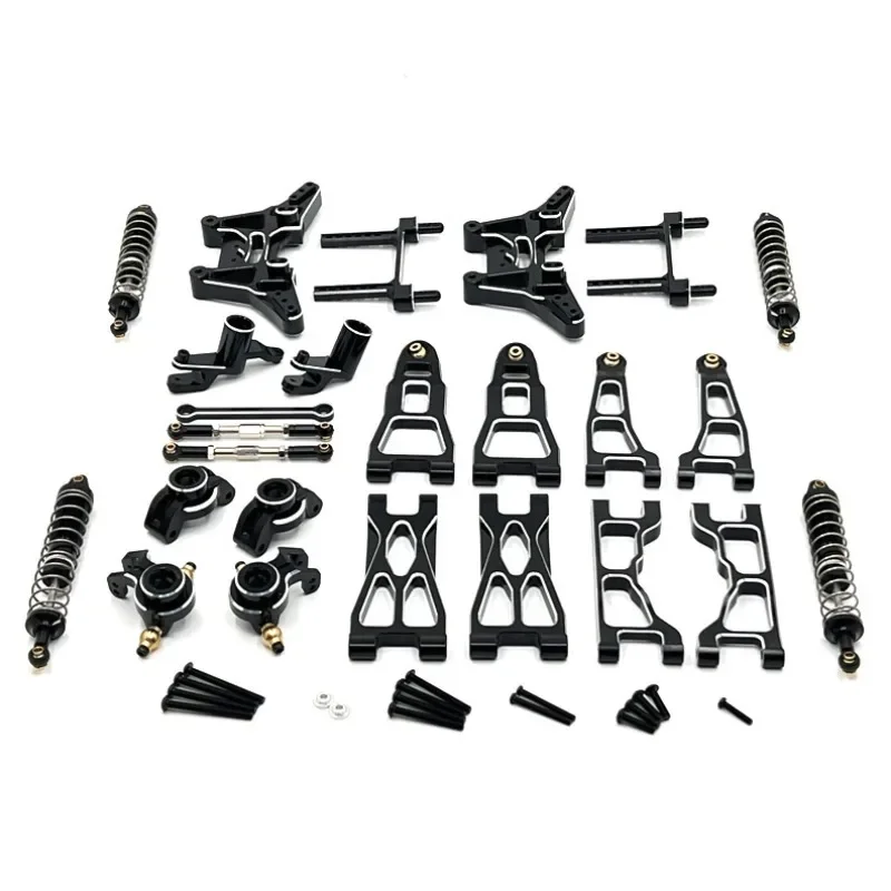 Kit de enlace de torre de choque de brazo de suspensión amortiguador 1/12 RC, piezas de mejora de coche, accesorios para UD1201 UD1202 UD-12PRO