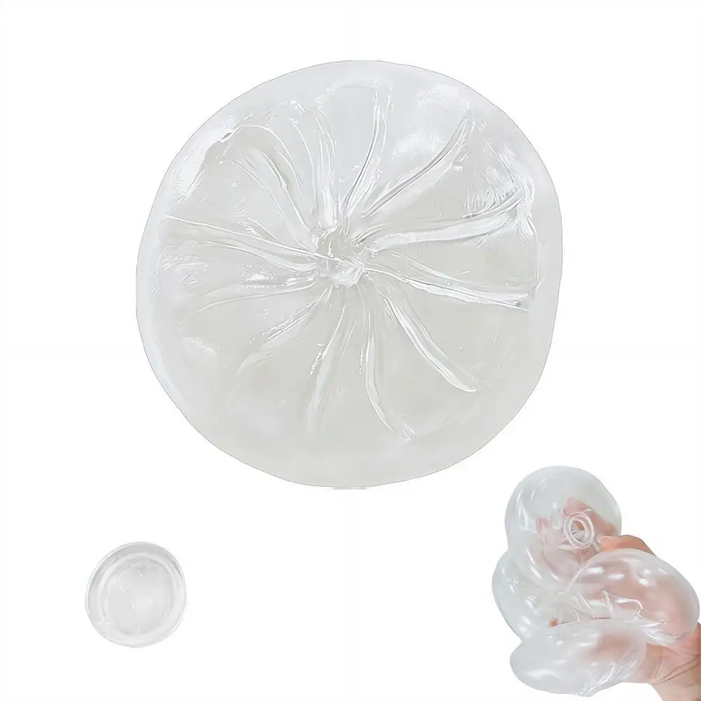Transparentes DIY Dampfbrötchen Stressabbau-Spielzeug, Weiches Quetschbares Squishy zur Angstlinderung, Kreatives Entspannungs-Fidget-Spielzeug – Detail 1