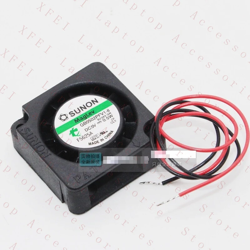 

D 1PC FOR SUNON GB0502PFV1-8 Cooling Fan 5V 0.5W 2-wires 25X25X10MM New