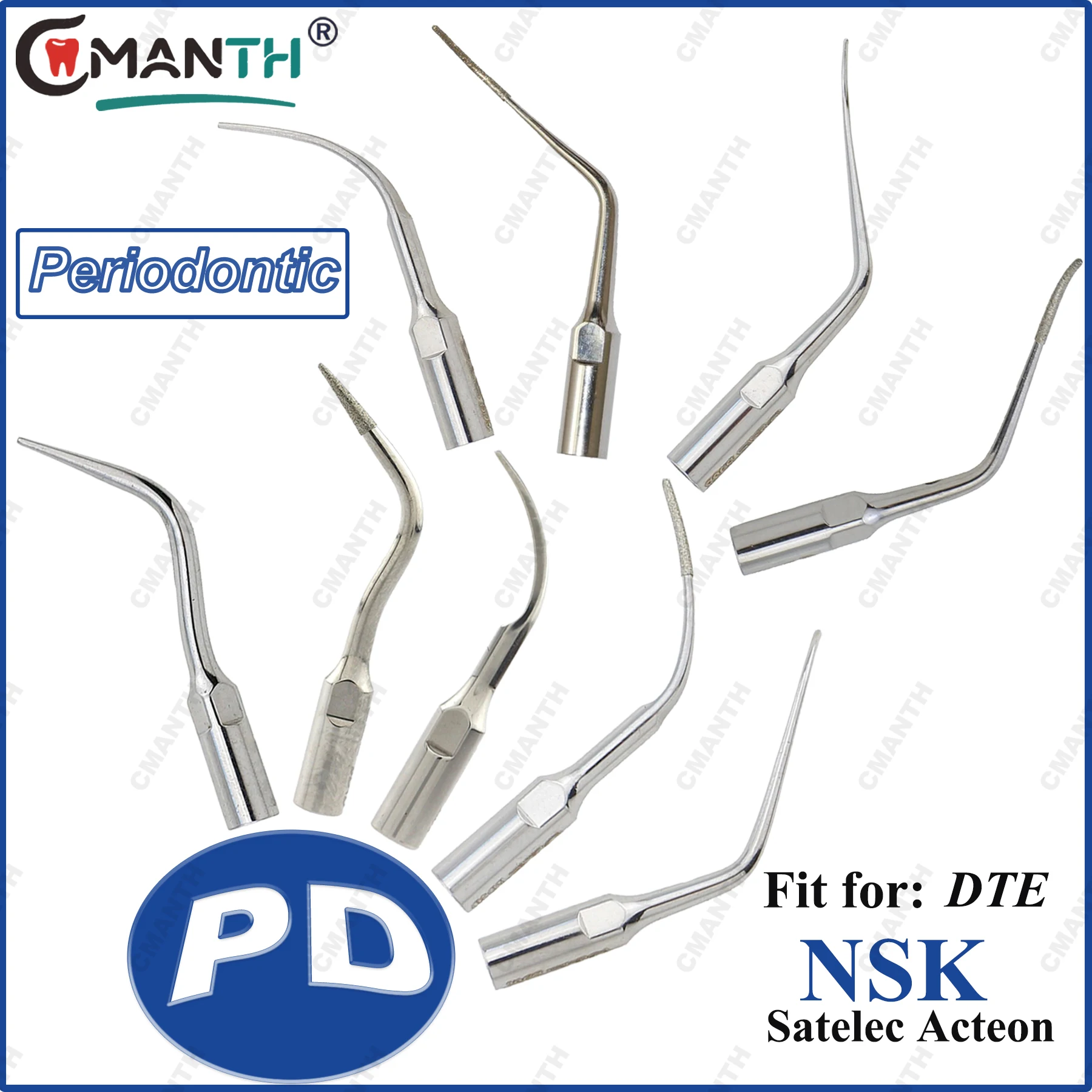 

Наконечник для стоматологического ультразвукового скалера, насадки для удаления зубной обработки, серия PD, подходят для NSK Satelec Acteon DTE, стоматологический материал