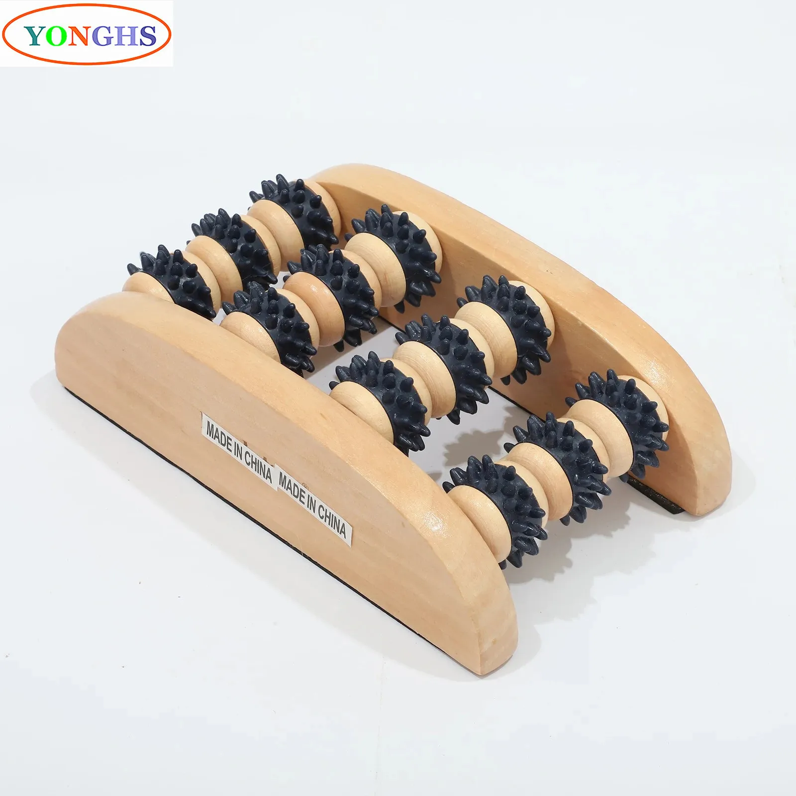 Wooden Foot Relax Massager Foot Massage Roller Plantar Fasciitis Relax Foot Pain Relief Stimulate Foot Reflexes Foot Massager