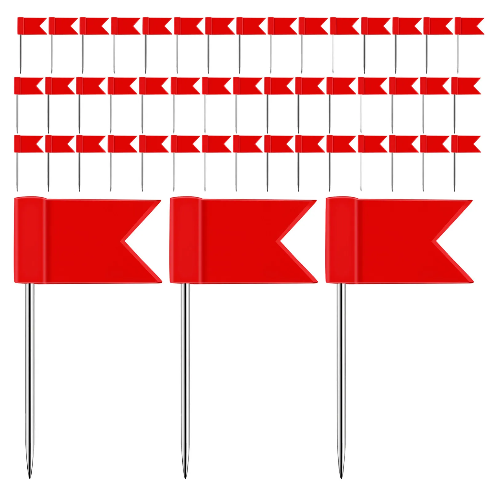 100Pcs Map Push Pins Travel Flag Decorative Flag Pushpins for Cork Board Map Markers Small Strong Tacks for Bulletin Board Use