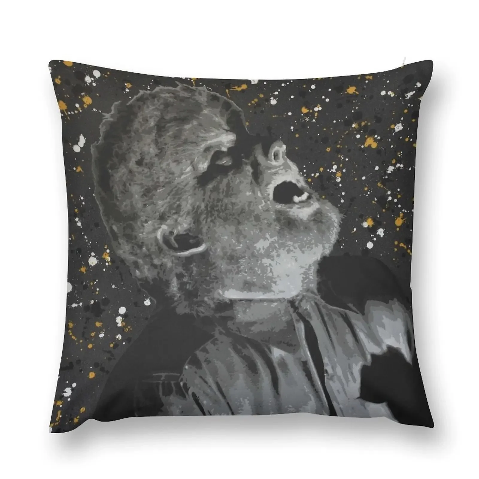 

The Wolf Man Throw Pillow Pillow Decor Cushions For Decorative Sofa Luxury Sofa Cushions Sitting Cushion pillow