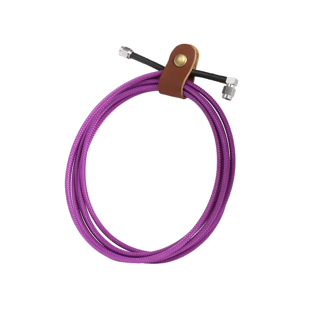 RUSHFPV Silver Plated Coaxial Feed Cable For Flat Panel Antenna Goggle, SMA Straight To SMA Right Angle For FPV RC Drone Model