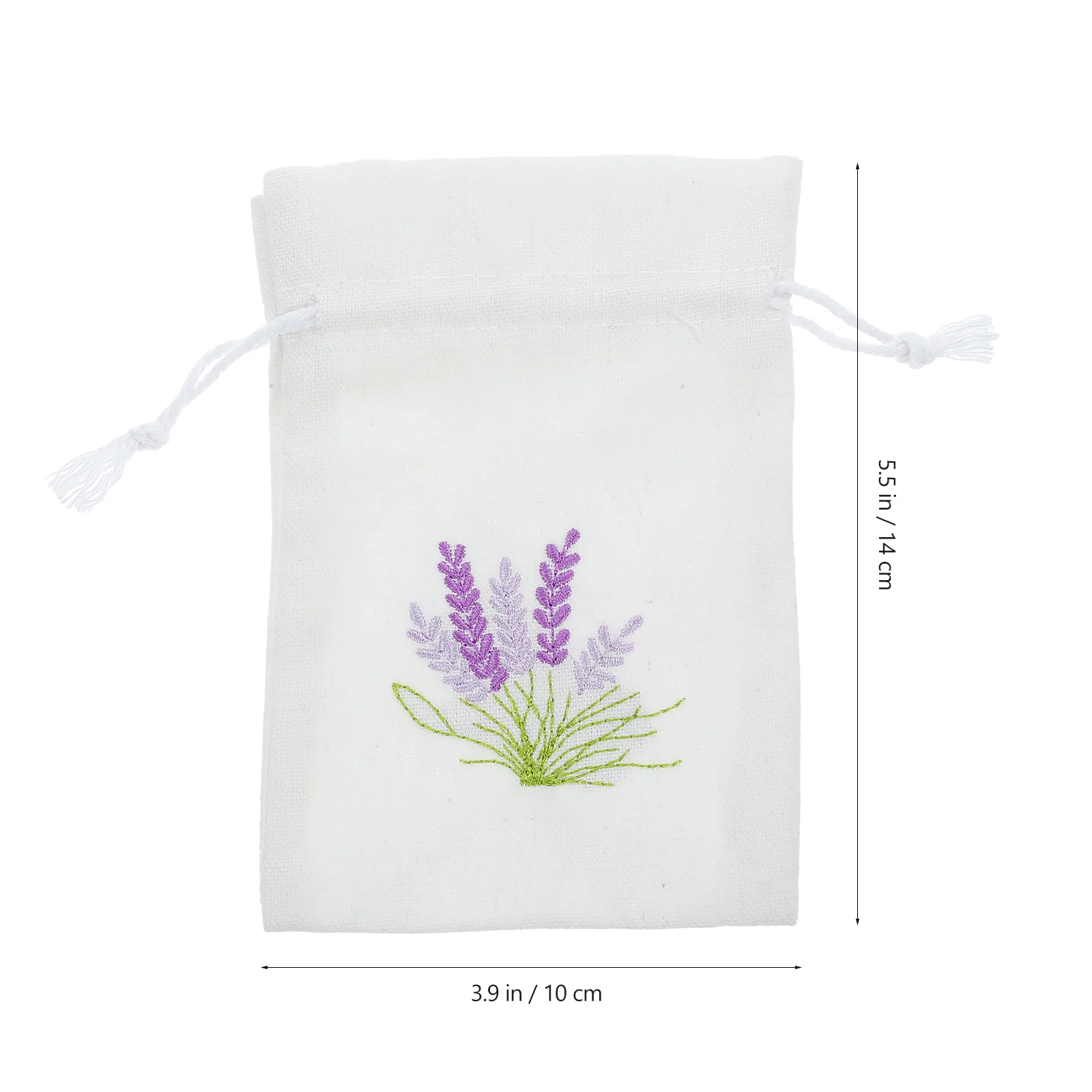 Sachet Empty Bags Linen Fabric Bags Lavender Embroidered Drawstring Bags Cotton Candy Pouch Mini Fragrance Sack Spice Wedding