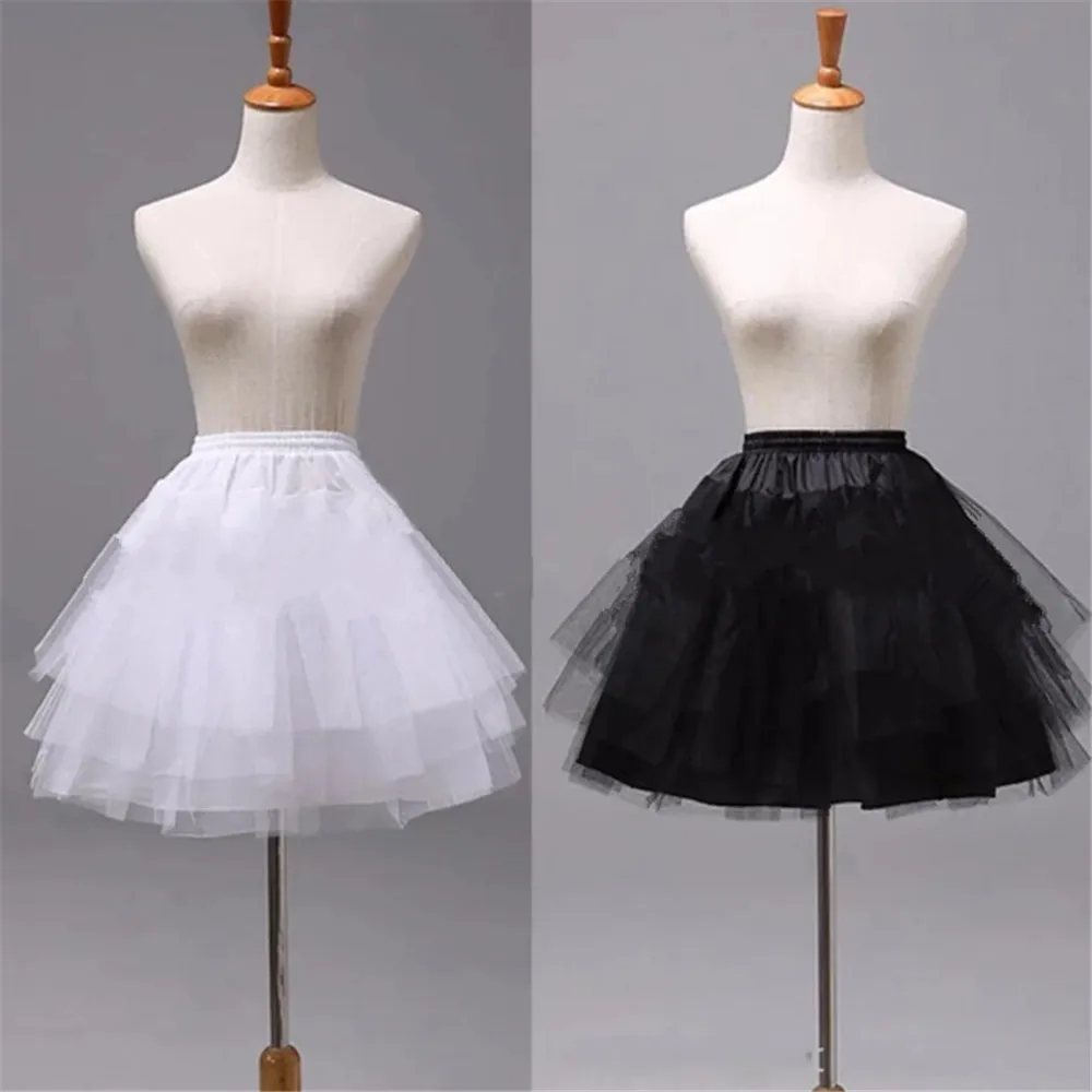 여성 로리타 페티코트 Crinoline Inner Bustle Cosplay Jupon Tutu Puffy Cancan Skirt Petticoat 언더 웨딩 드레스 언더 스커트