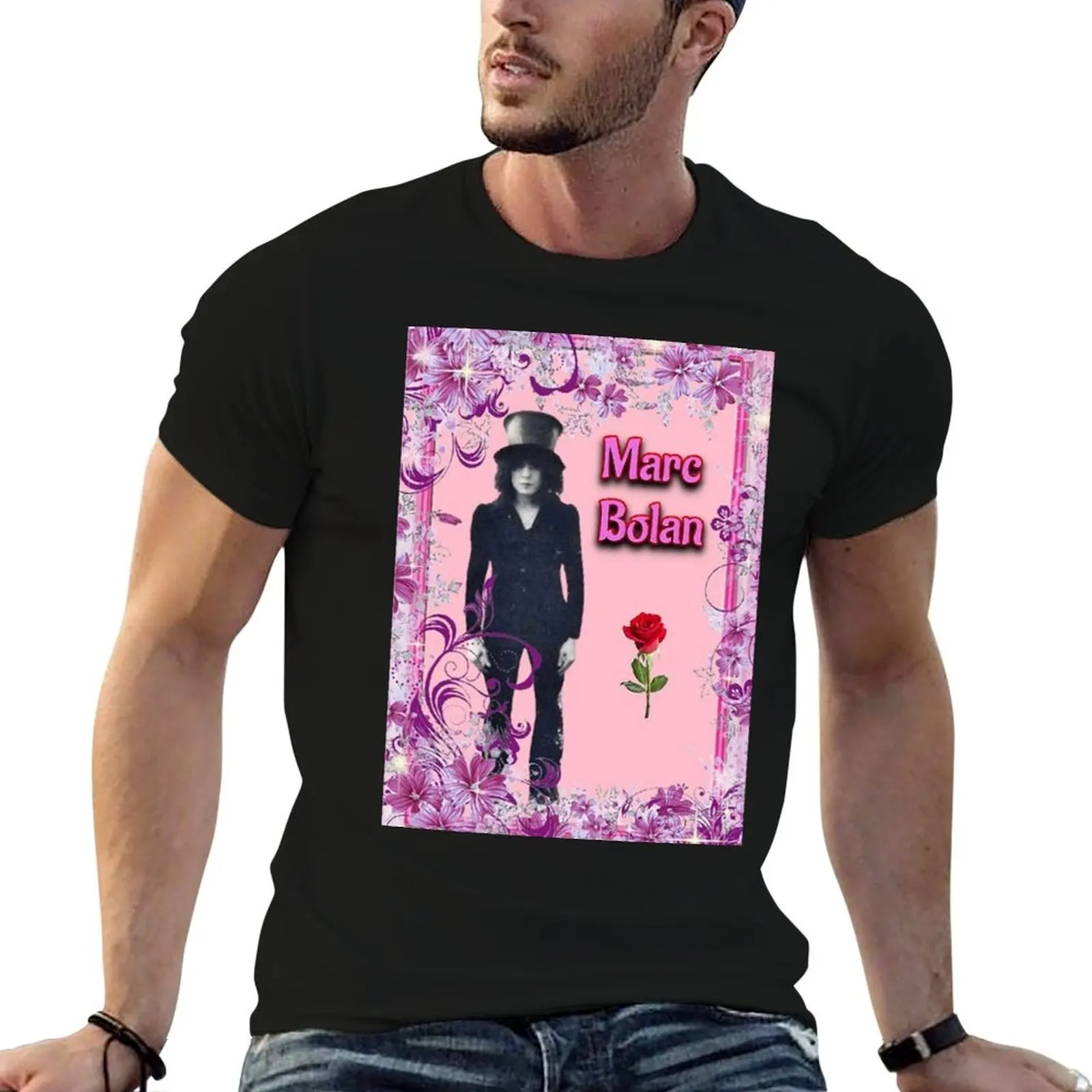 In Memory of Marc Bolan T-Shirt custom t-shirts summer 2026 cotton t shirt men