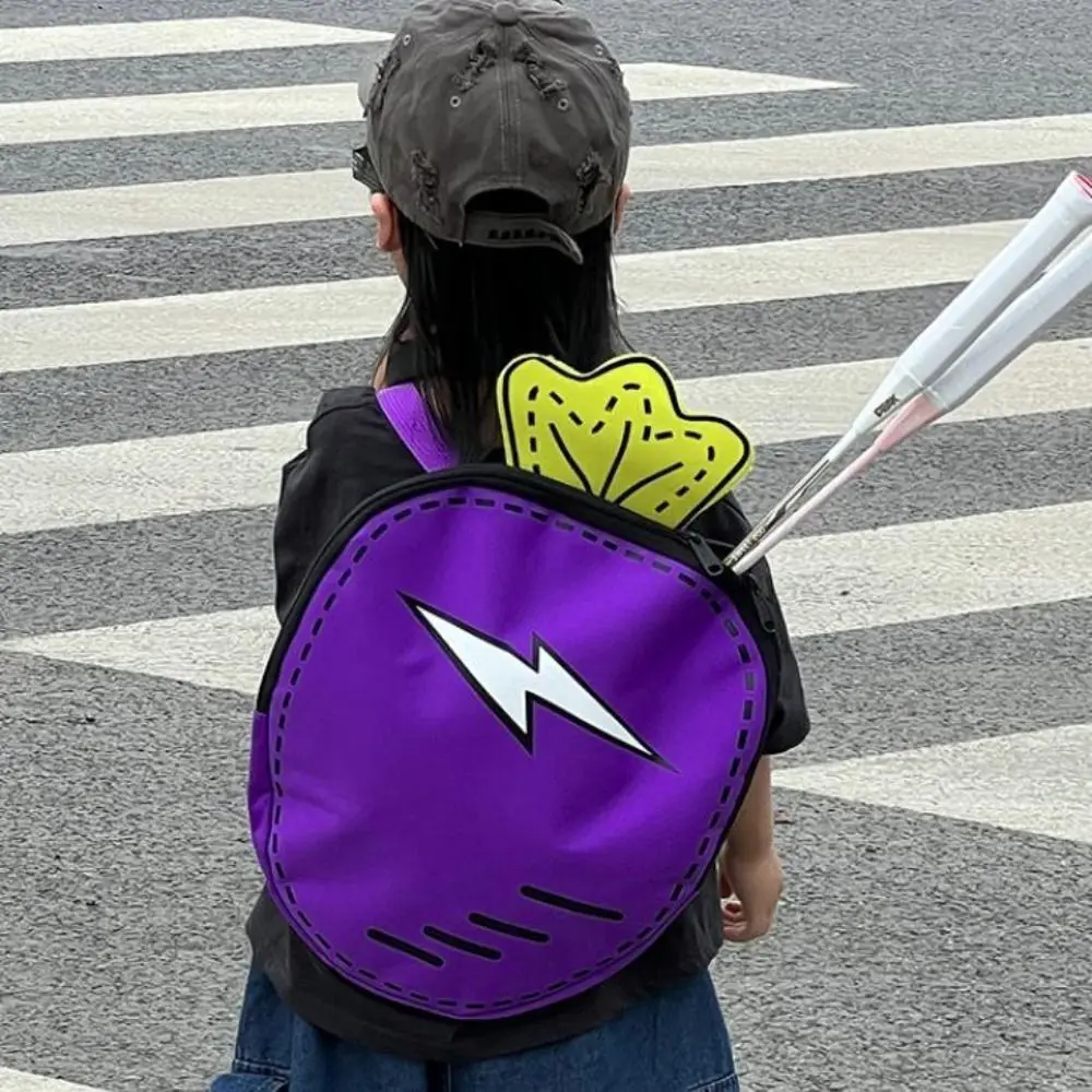 Tas Bulu Tangkis Nylon Baru, Ringan, Model Carrot, Ransel Sekolah, Ransel Perjalanan