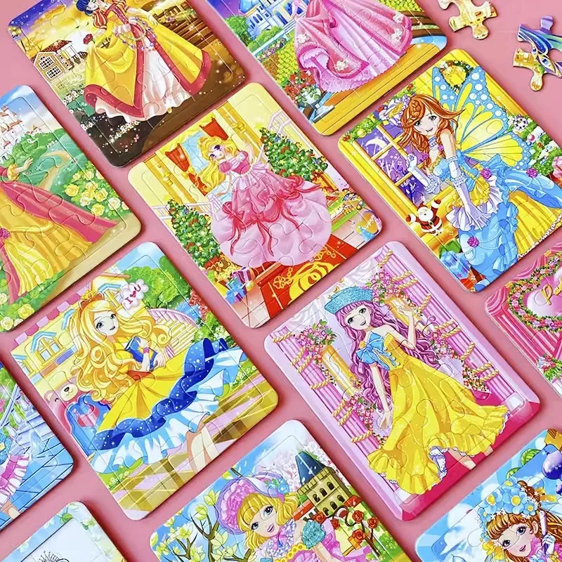 Beautiful Girl Dress Up Puzzle, Children's Concentration Observation Training, Early Childhood Education Enlightenment