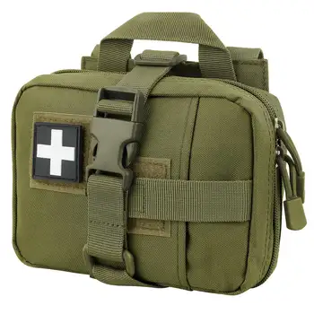 戰術急救包 IFAK 可撕式急救包 小型腰帶急救包 Molle 醫療包,適用於旅行、健行、狩獵 8 最佳銷售 molle醫療袋 - №3