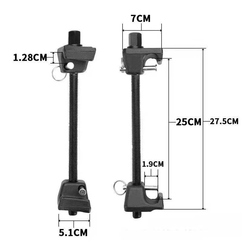 Shock Absorber Spring Compactor Four Jaw Spring Disassembler Roll Type Spring Compression Damping Tool