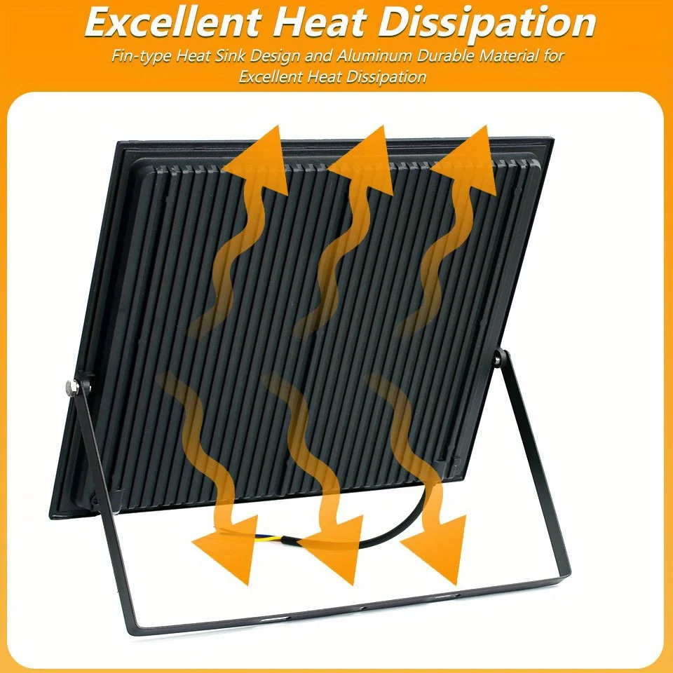 LED Flood Light 20W-300W Outdoor LED Spotlights AC 220V High Brightness Outdoor Lighting IP66 Wall Light For Garden Backyard