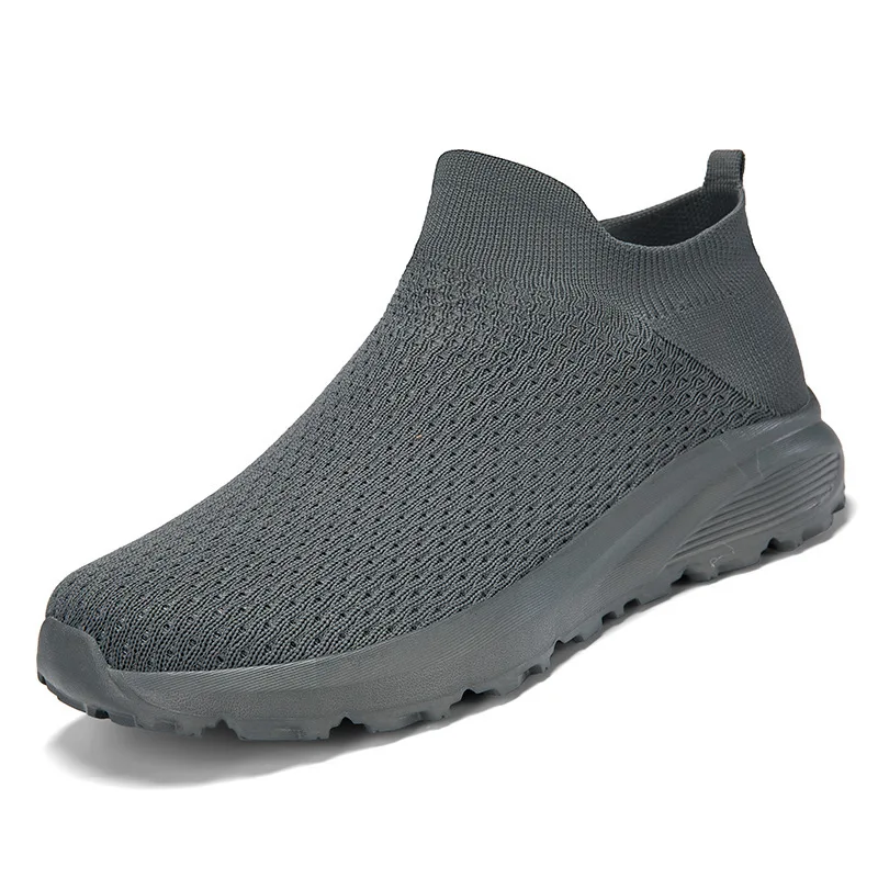 

Men's Wide Foot Slip On Loafers Brown Comfortable Non-Slip EVA Sole Soft Fabric Upper for Casual Footwear Stylish Loafers2026