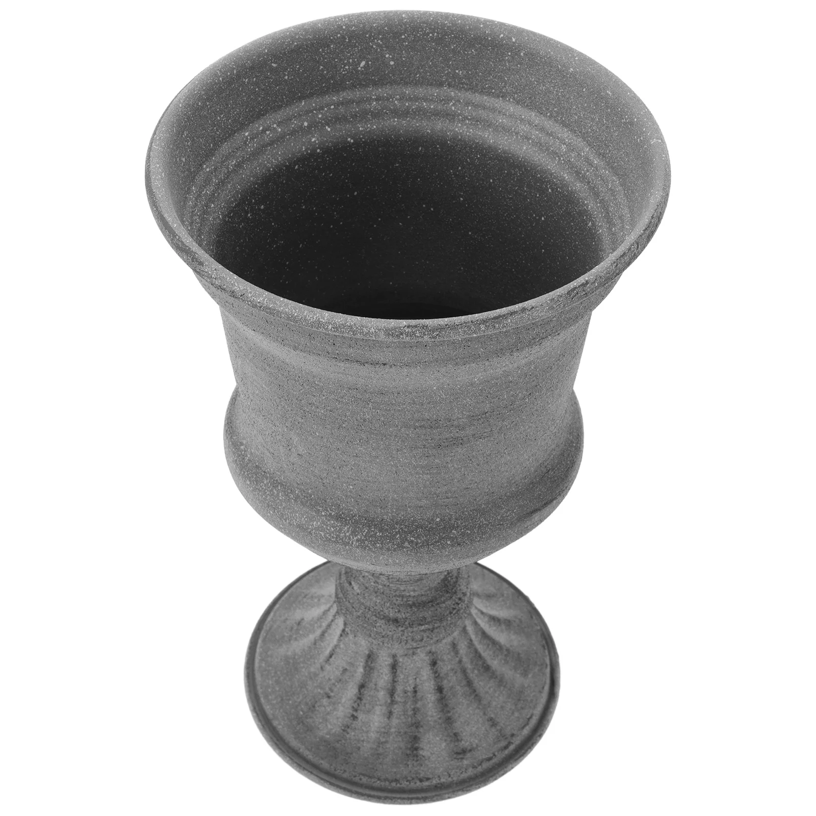 

Vintage Style Metal Flower Pot Iron Planter Decorative Urn For Wedding Home Succulents European Elegant Roadside Front Door