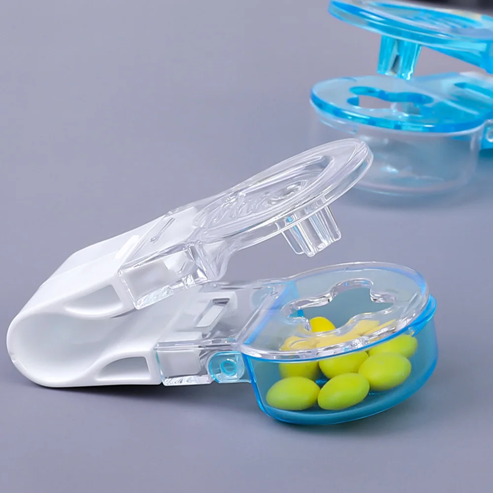 Portable Pill Taker Anti Pollution Artifact Medication Dispenser Reusable Pill Taker Cup Travel Medicine Organizer Pill Popper