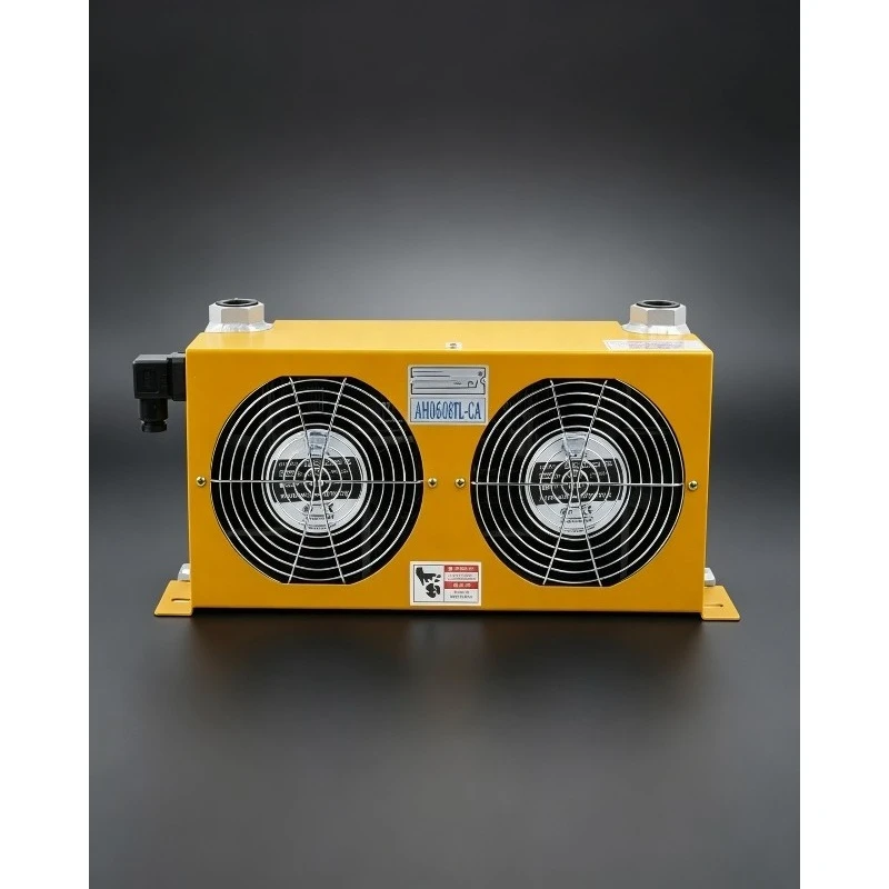 ah0608tl‑ca-hydraulic-air‑cooled-oil-radiator-af-series-plate‑fin-aluminum-oil-cooler-60l-min-for-hydraulic-heat-dissipation