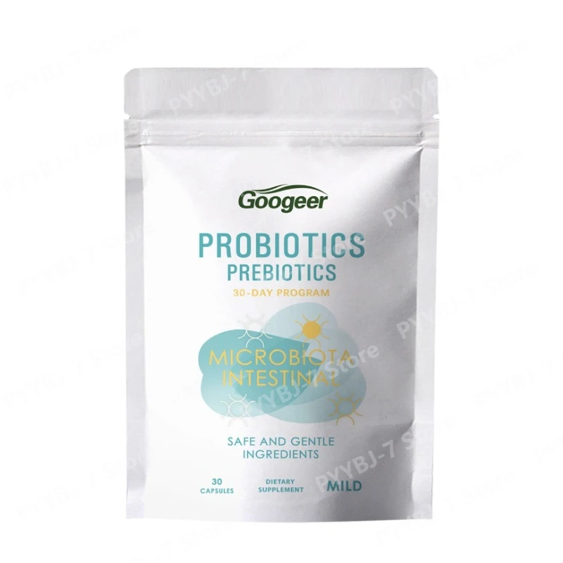 

Probiotic Blend with Inulin Fiber Gentle Daily Formula with Inulin for Adults Easy To Swallow Daily Digestive Balance Supplement