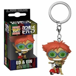 Funko Pop Pocket Keychain Animation Cowboy ED&EIN Bebop Action Figure Collection Model Toys Halloween Decoration Children Gift