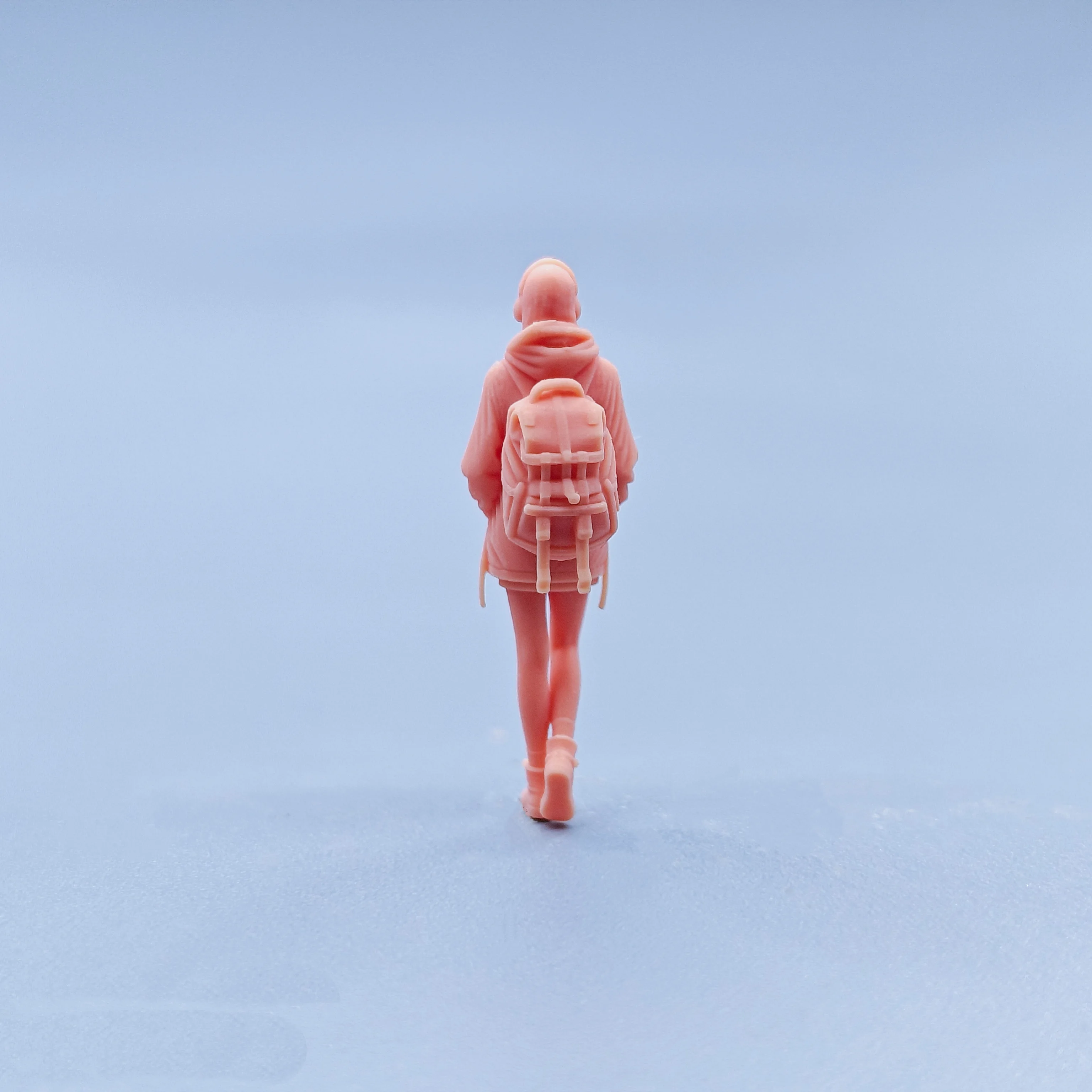 1/64 1/43 تماثيل مقياس نموذج الراتنج سماعة ظهره الجمال غير ملون المنمنمات Diorama رسمت باليد D703 #4