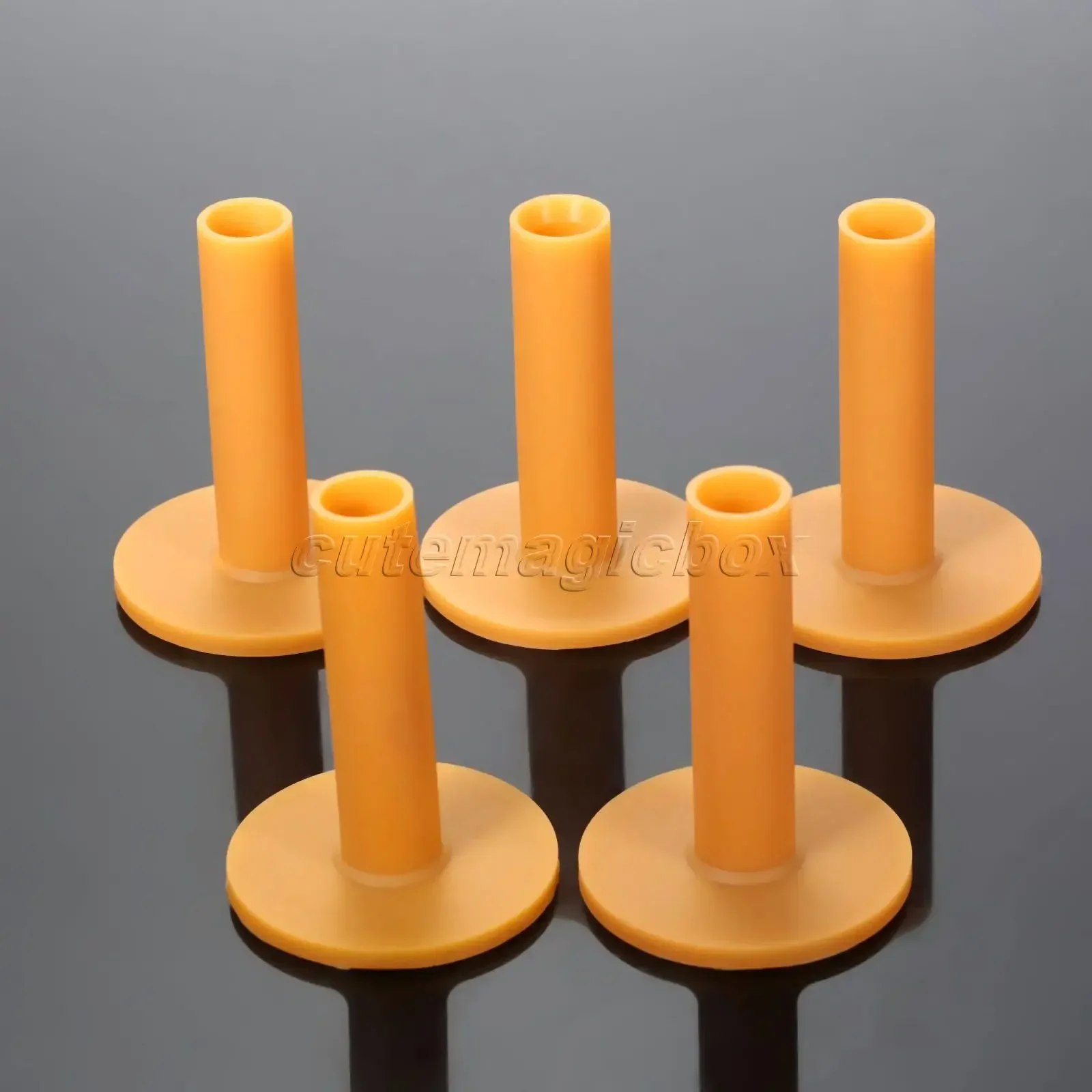 5Pcs 70mm Golf Tee Holder Set Rubber Hitting Practice Driving Mat Range Holder Tees Indoor Outdoor Course Golfing Accessories